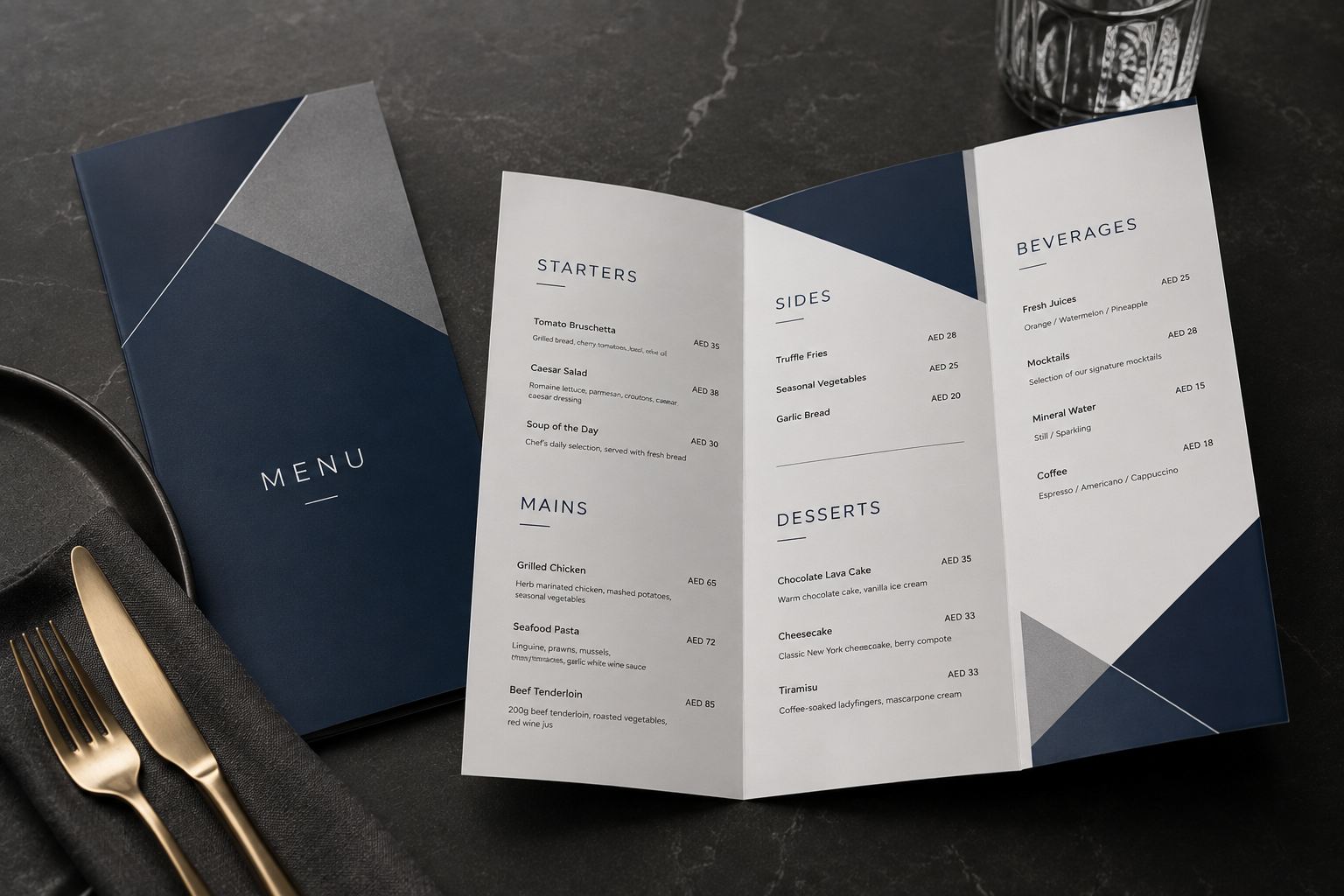 Menus